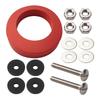 Toilet Tanks To Bowl Repair Kits with 2 Bolts 4 Rubber Washers 4 Flat Washers 4 Nut For Tight Seal Installation