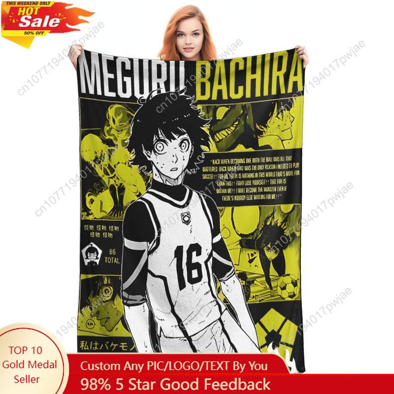 Bachira Meguru - Blue Lock Blankets  Flannel Funny Soft Throw Blankets for Bed Sofa All Season Custom blankets 75X95CM