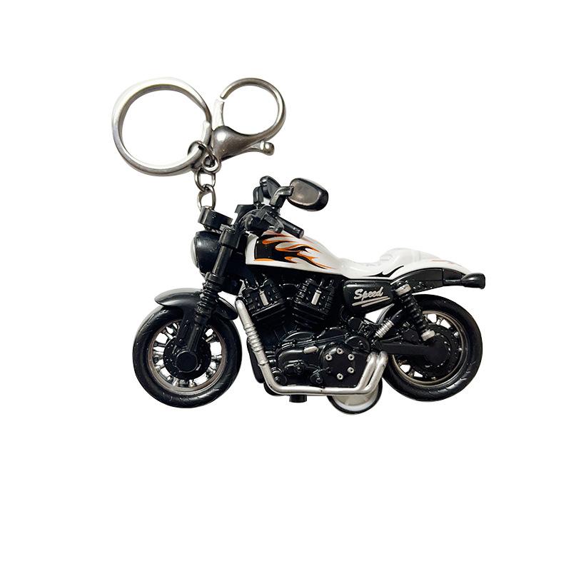 Cartoon Mini  Motorcycle  Bag Pendant Couple Small Gift Key Chain Wholesale