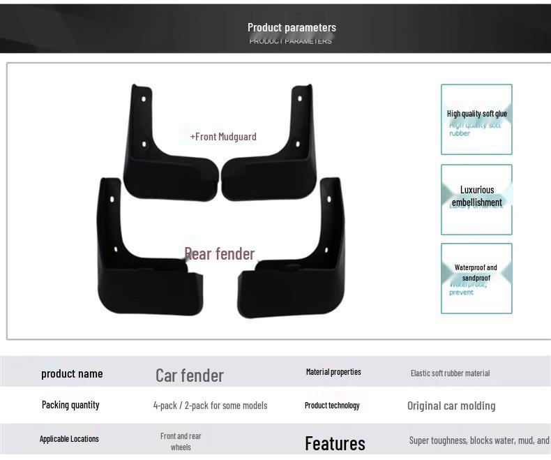 Honda HR-V Mud Guards - Custom Fit Modified Car Accessories