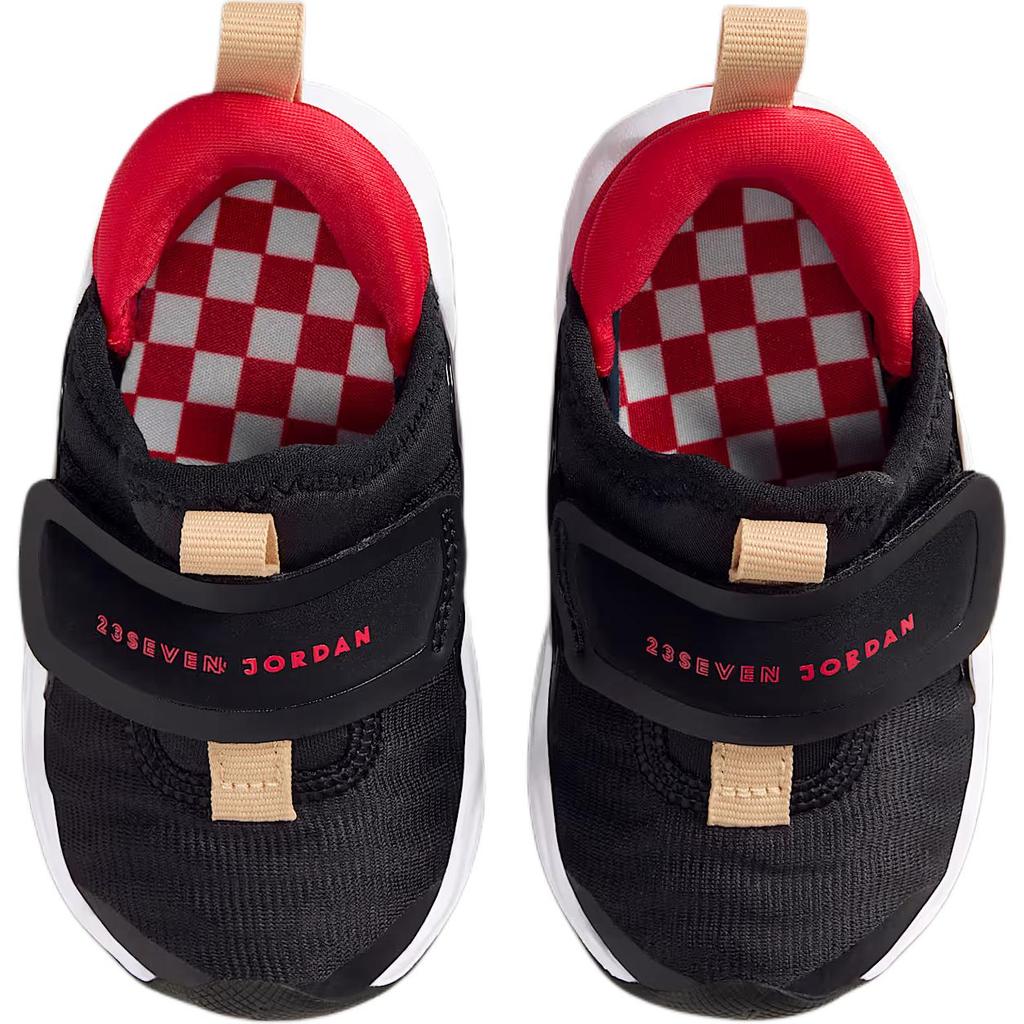 Air Jordan 23/7.2 EasyOn TD Černá Ohnivě červená Dětské tenisky Bílá Sezamová HF3414-005
