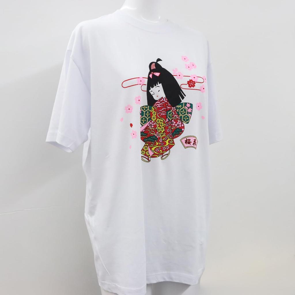 Japanese Souvenir with Age 8 White Shin-ei [T-shirt pigtails] (Height 120cm)