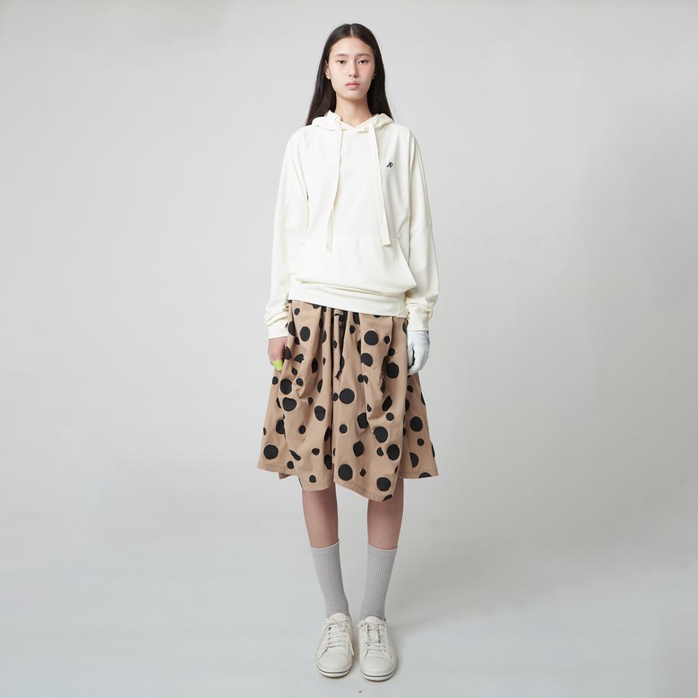 Aw51Hl03 Light Pullover Hoodie_Cream