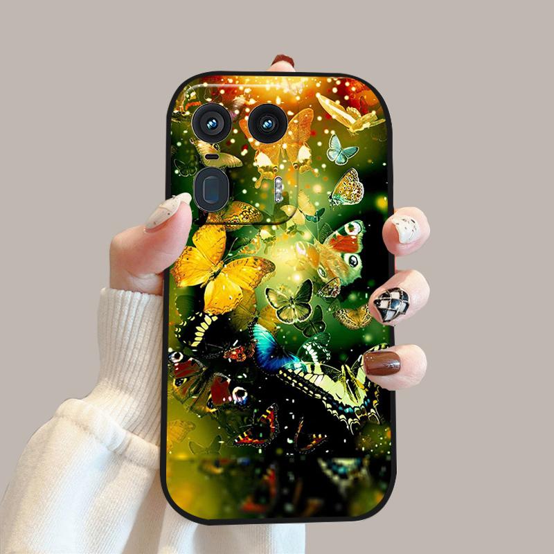 Cute Case For Moto Edge 50 Ultra Coque Edge50 Ultra Silicon Soft TPU Phone Cover For Motorola X50 Ultra 5G Protector Funda Bags