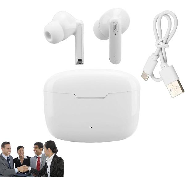 Language Translator Earbuds 114 Languages Real Time High Accuracy Translation Earbuds with Speakers Noise Reduction Instant Voice with Charging Case