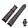 Curved End Men's Watchband for Citizen BL9002-37 05A BT0001-12E 01A  Watchstrap Genuine Leather with Butterfly Buckle 20 21 22mm