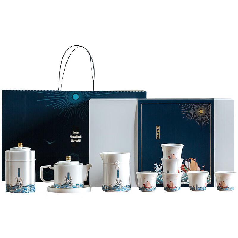 Jing Si Black Pottery Tea Set