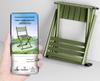 Portable Ultralight Folding Stool with Backrest - Dual-Use for Camping, Fishing, and Barbecue