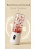 Portable Wireless Juicer Blender - Rechargeable Fruit Juice Cup and Electric Food Processor with Customizable Logo