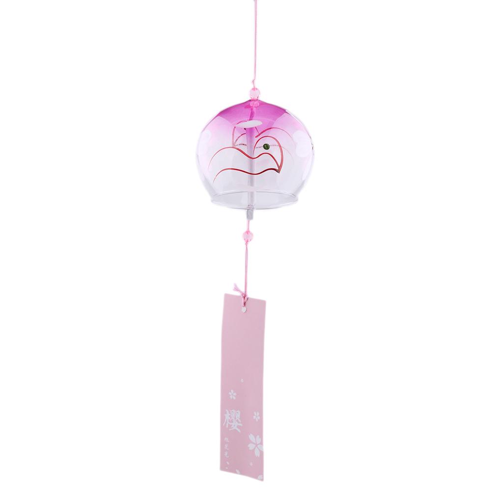 Japanese Wind Bell Japan Wind Chimes Handmade Glass Furin Home Decors Spa Kitchen Office Decor