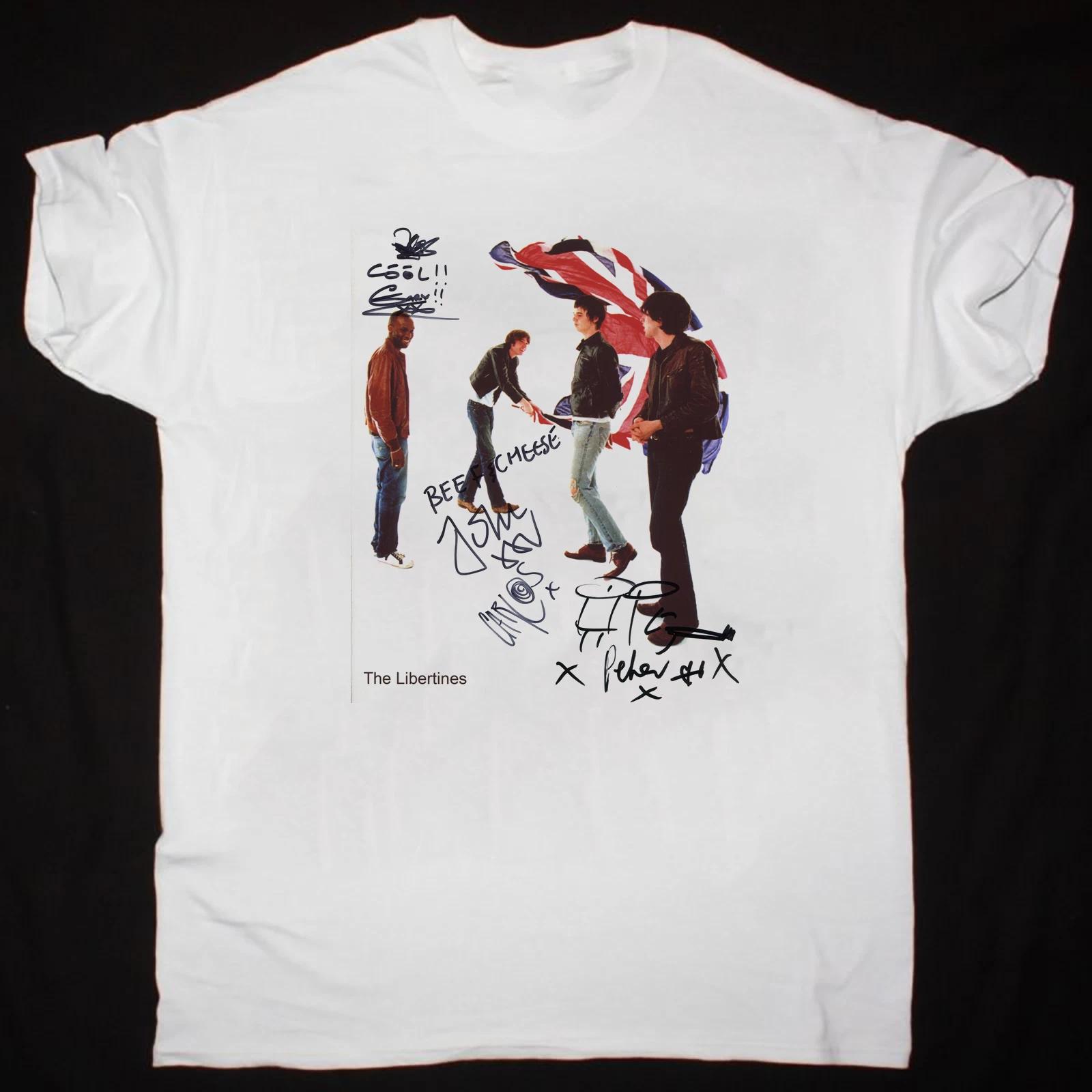 The Libertines White T-Shirt Cotton Full Size XS