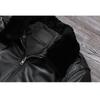 Chinese Size Men Leather Jacket Genuine Cow Leather Natural Fur Collar Flight Jackets Mens Cowhide Coats Winter Air Force Clothes