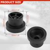 4X Rubber Engine Cover Grommet Buffer Mount Bush Stopper Pad Compatible For Jeep Dodge Chrysler Ram 2014 - 2021 Alfa Romeo Front 68238086AA