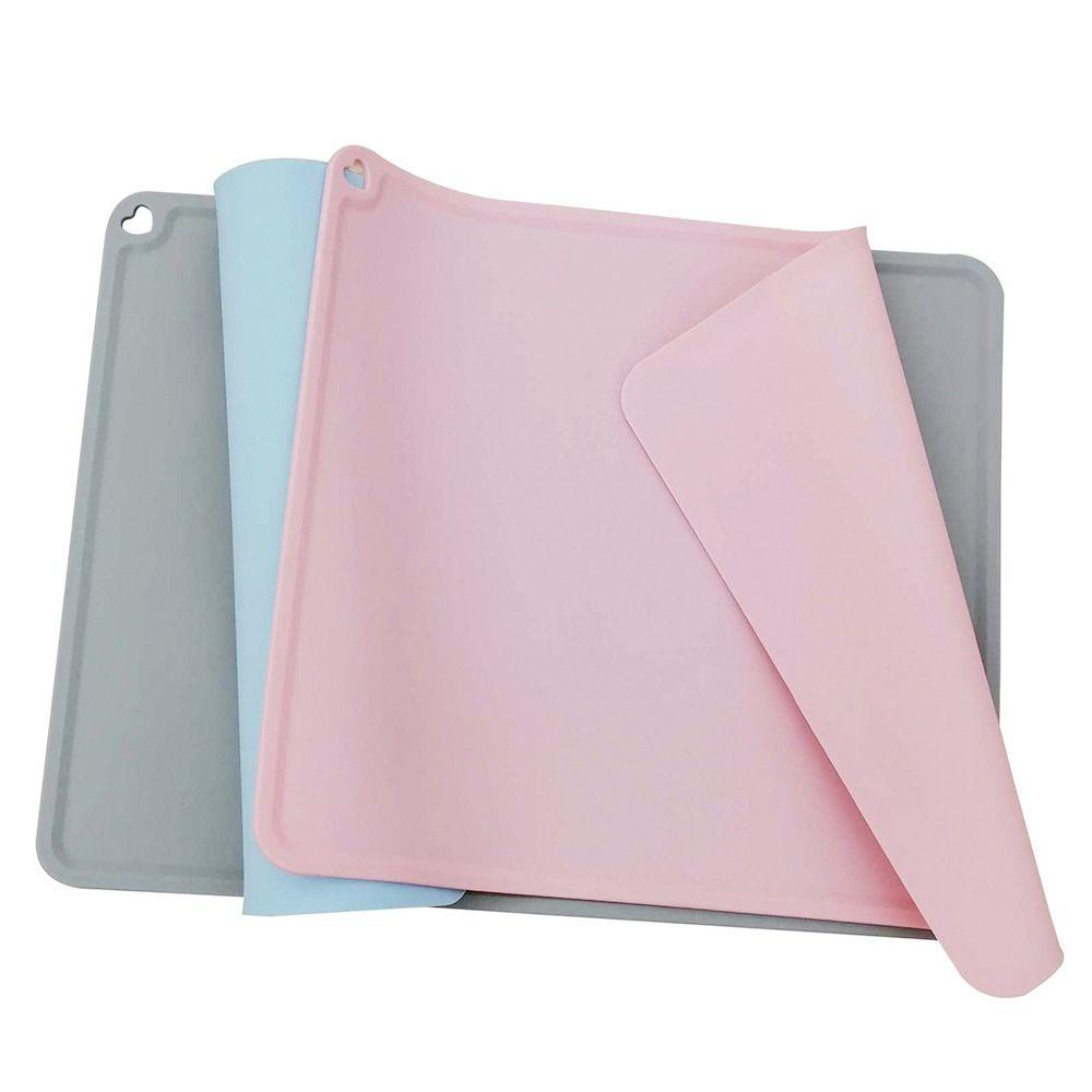 Silicone Pet Mat Waterproof Dog Feeding Tray Portable Food Bowl Cushion for Dogs Cats