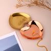 Jewelry Tray Polished Mirror Surface Stainless Steel Heart Shape Ring Necklace Earrings Display Dish Household Supplies