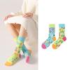 Unisex Trendy Cotton Mid-Calf Socks for Autumn/Winter - Sporty & Casual