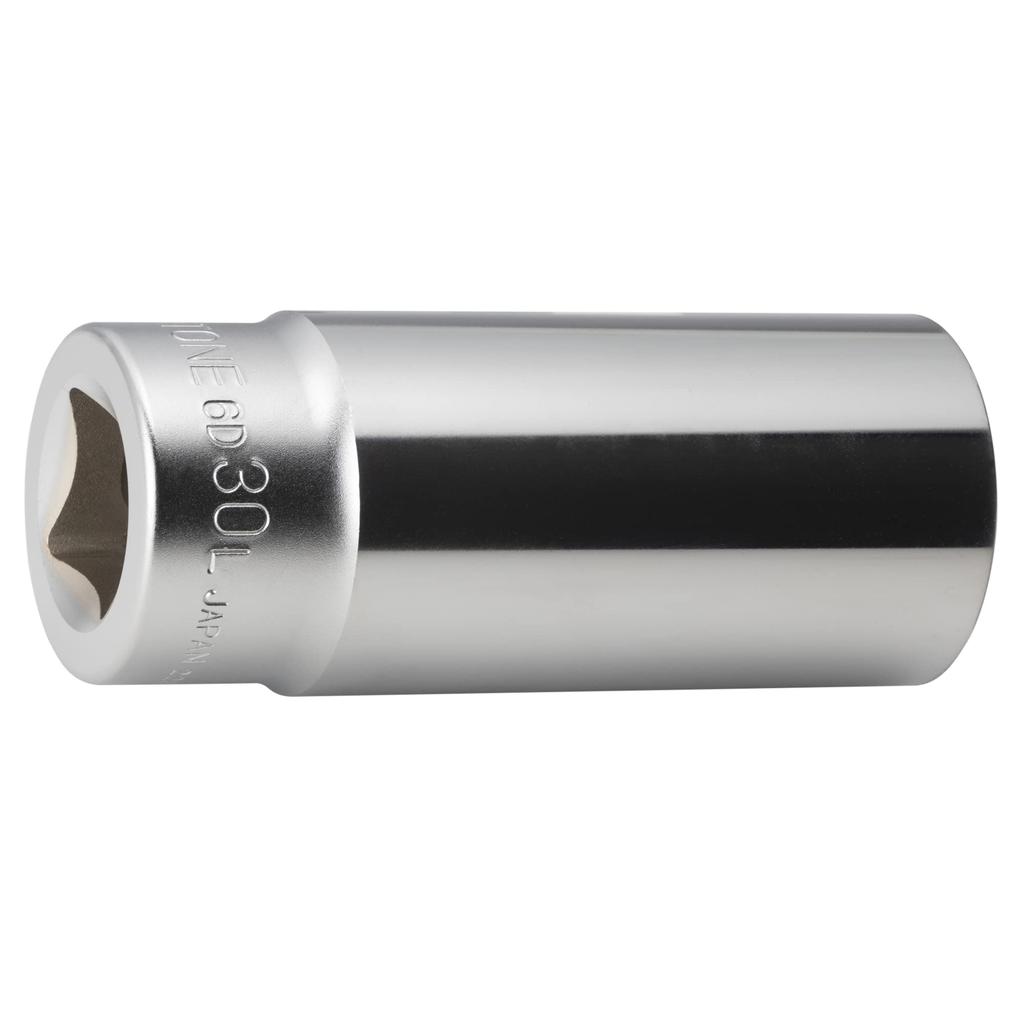 TONE Deep Socket (12-Point), 6D-30L, 19.0mm (3/4") Drive, 30mm Width
