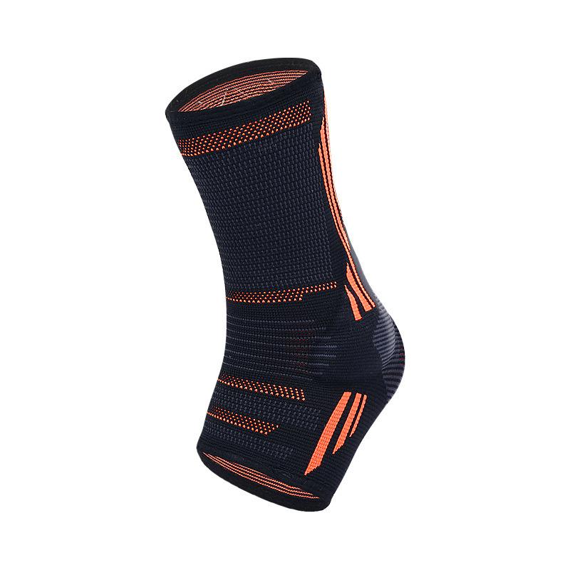 Knitted Sports Silicone Ankle Brace Elastic Pressure Ankle Shock Absorption Anti-collision Fixed Support Ankle Brace