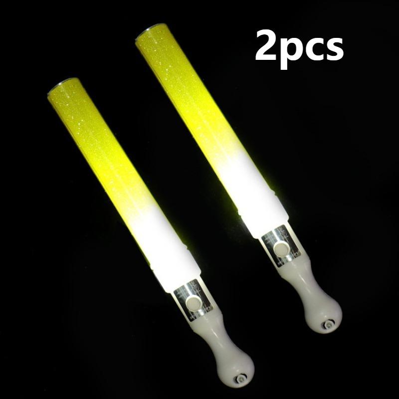 2pcs Heart Star Lightstick Glow Light Rods Concert Luminous Stick Flash Sticks Wedding Party Atmosphere Props