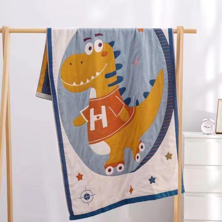 Pure Cotton Men'S And Women'S Household Absorbent Bath Towels Five-Layer Gauze Super Soft, Skin-Friendly And Comfortable Dormitory Bath