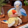 20cm Kawaii Bird PlushToys Artificial Bird Plush Doll Cute Lifelike Parrot Sparrow Plush Hand Puppet Kids Birthday Xmas Gifts