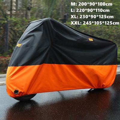 Motorcycle Cover Waterproof Dustproof Bike Scooter Rain Cover Wear-Resistant Fabric Motorbike Cover for All Season