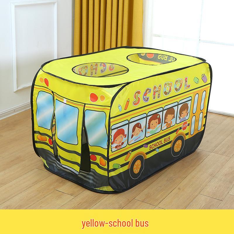 Kids' Indoor Car Tent Playhouse - Foldable Baby Pool & Play Space