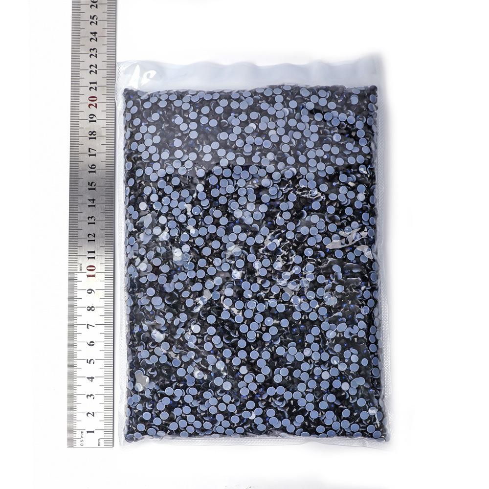 Weichen Imitation Austrian Hot Diamond Big Bag, Grid Glue Glass Rhinestone Hot Melt Glue Bottom Drill Clothing Accessories