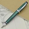 Xezo Incognito Twist Action Ballpoint Medium Forest Green Layered Pure Platinum Limited Serialized Pen, Nib, Rucker, Plated, Handmade, Edition,