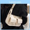 Korean Simple Armpit Small Bag Women 2023 Spring New Casual Niche Small Square Bag Fashion Versatile Single Shoulder Bag Black