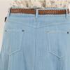 Bcbg Denim Pleated Skirt B5m3s202
