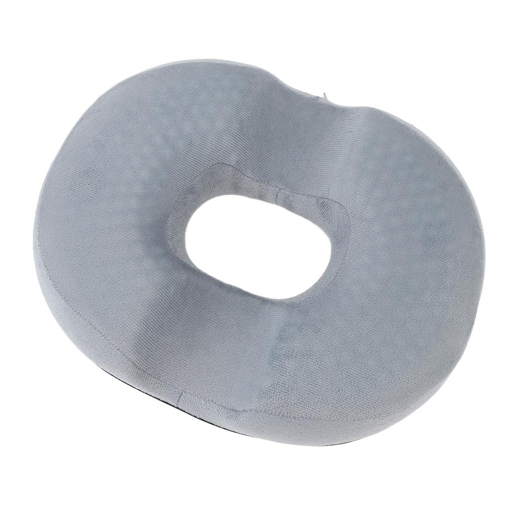 Donut Pillow with Gel Layer Ergonomic Breathable Hollow Office Chair Cushion Pad for Long Sitting