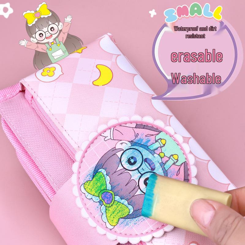 High-Value Multi-Functional Pencil Case for Primary School Girls