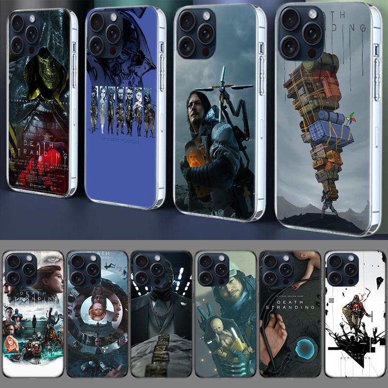 Game Death Stranding Phone Case For Iphone 17 Air 16 Pro 15 Pro Max 14+ Plus 16E 11 13 12 Mini XR X XS 7 8 SE 2020 Cover Fundas