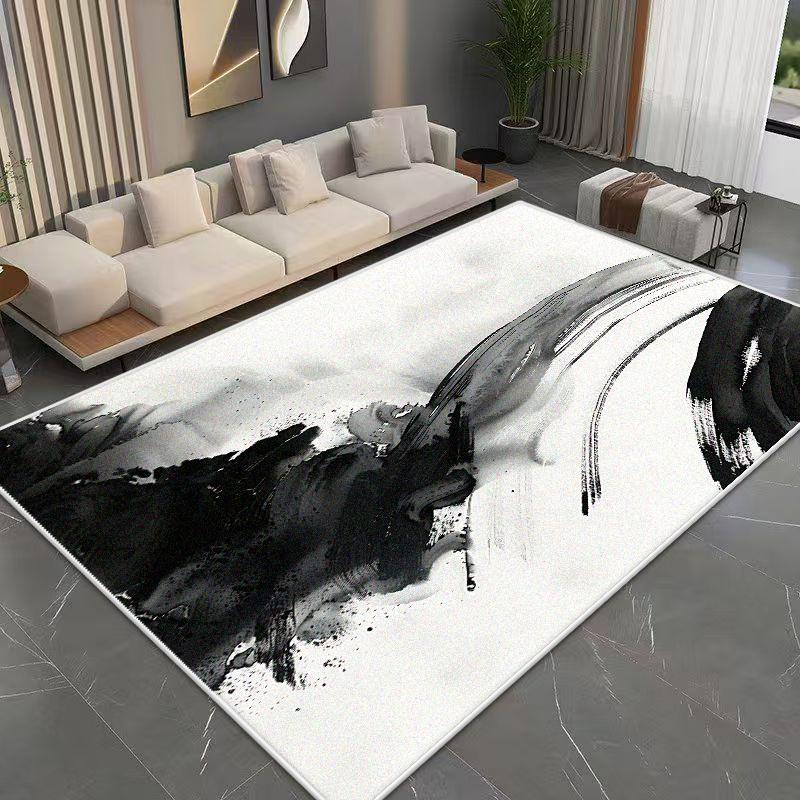 Modern Abstract Flannel Carpet Bedroom Decoration Large Area Rugs Sofa Side Carpets for Living Room Soft Fluffy Lounge Floor Mat