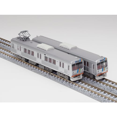 Tomytec Railway Collection Tetsuro Shizuoka Railway 1000 Series "Thank You" 1008 Formation, 2-Car Set, Diorama Supplies, 334095