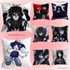 TwoTime Forsaken Acrylic Anime Pillow Case Anti-dustmite Pillowcase Invisible Zipper Silky Short Plush Sofa Cushion Cover