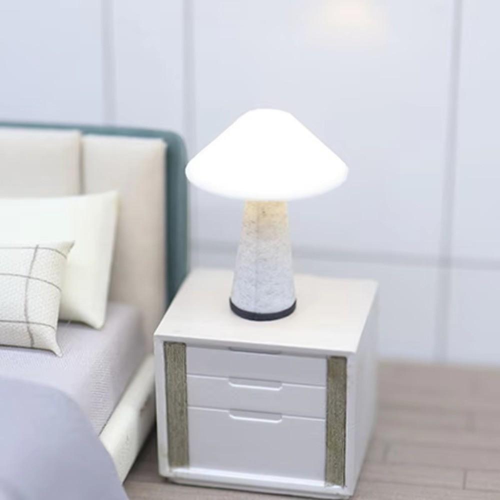 1PCS DIY Desk Table Lamp 1:20 Mini Furniture Miniature Gift Doll House Accessories Baby Gift