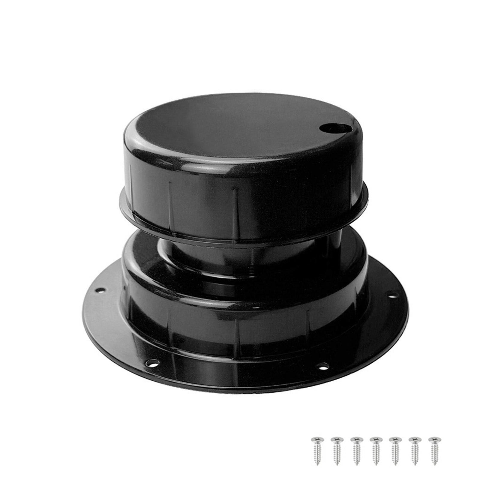 

Модернизированные колпачки для вентиляционных труб Крышка для вентиляционных отверстий из АБС-пластика Системы дренажа, блокирующие запахи, для улучшения циркуляции воздуха и комфорта чёрный