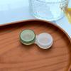 10Pcs Mini Portable Contact Lens Case Eyes Contacts Care Container Box Contact Lenses Storage Box Clear Colored Contact Lens Box
