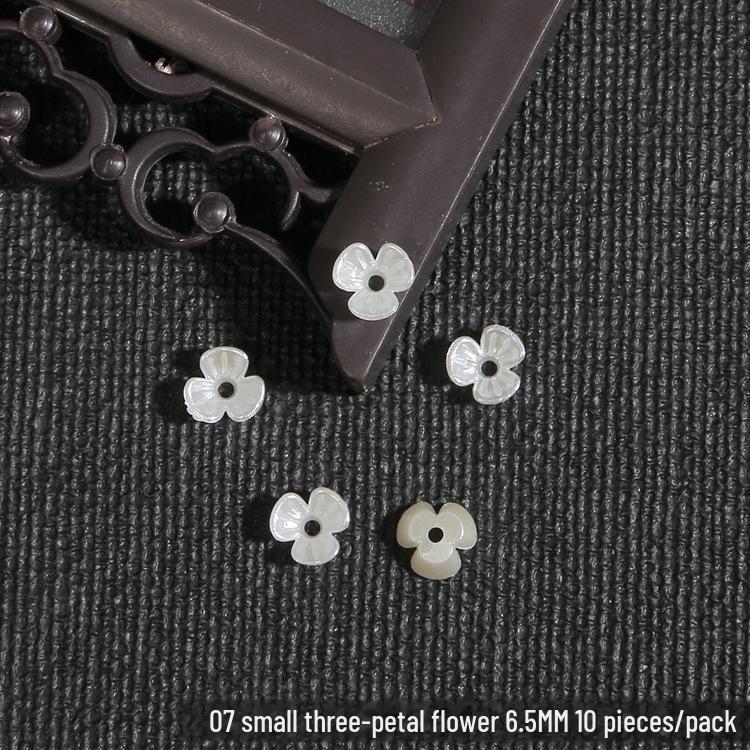 DIY sada dětských vlasových doplňků: ABS perla, Akrylový květ, Lístky lilie a chryzantémy