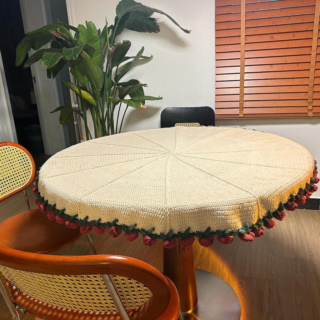 Bouquet Blanket Crochet DIY Thread Set Craft Knitting Set Crafts Creative Handmade Elegant Crochet Starter Kit