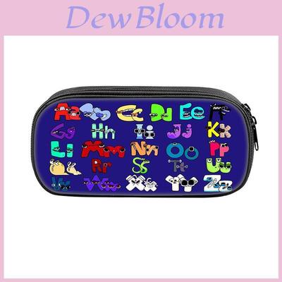 Alphabet Lore Pencil Case With Nylon Material For Students And Kids