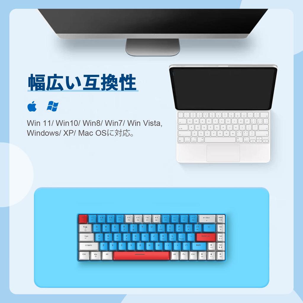ZIYOU LANG T8 Conjunto de teclado e mouse mecânico Blue Axis com fio Teclado e mouse para jogos com luz de fundo RGB Tenkeyless Todas as teclas TKL Trabalho em casa Mini 73