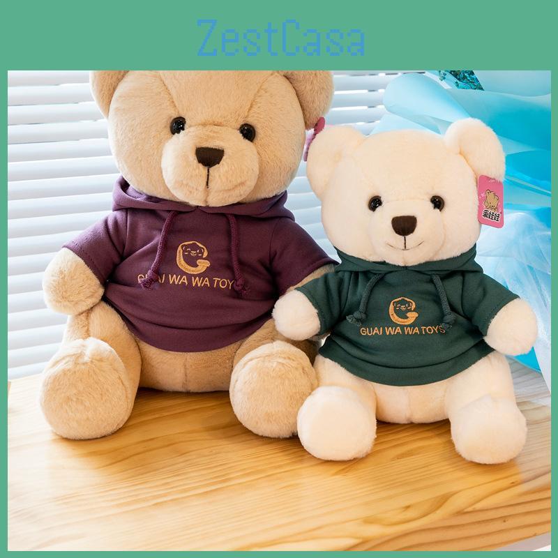 In Teddy Bear A Hoodie Plush Toy Stuffed Animal Doll Decoration Kids Cute Gift