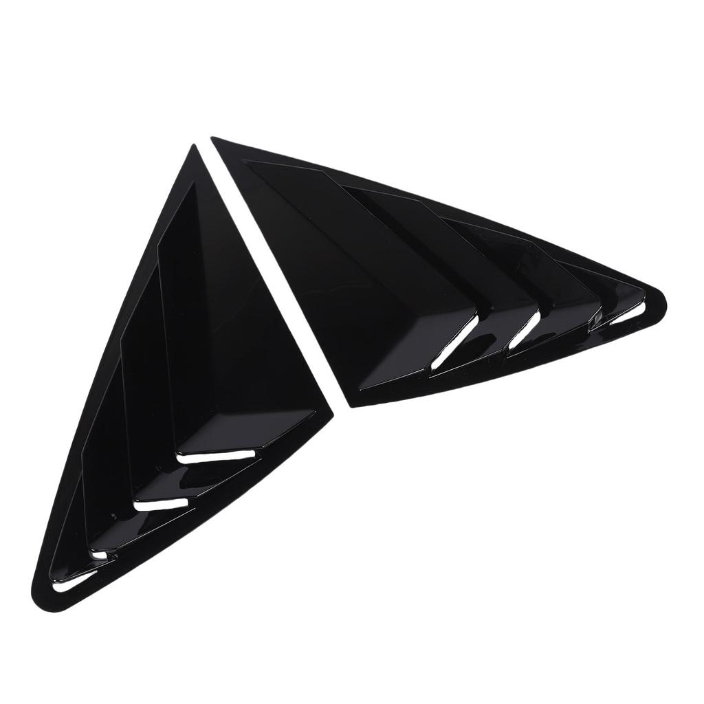 Pair of Rear Side Window Louver Air Vent Left Right Rear Window Shutter Cover Trim Replacement for GLC Coupe C254