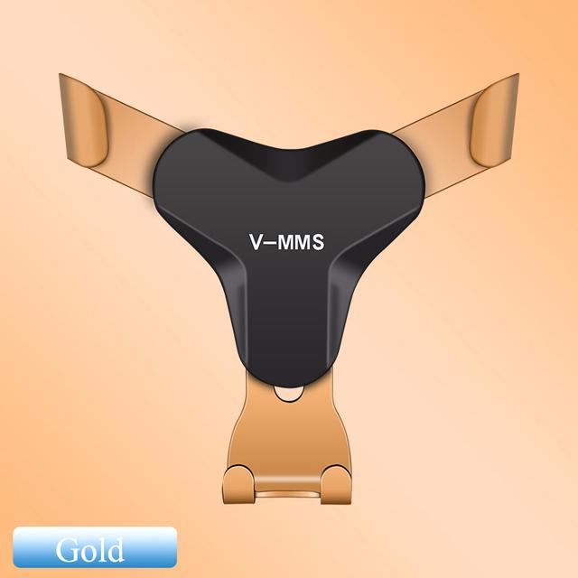 Gravity Car Holder Auto Air Vent Mount Clip Bracket Cell Holder No Magnetic Gps Mobile Phone Stand for iPhone Xiaomi Samsung