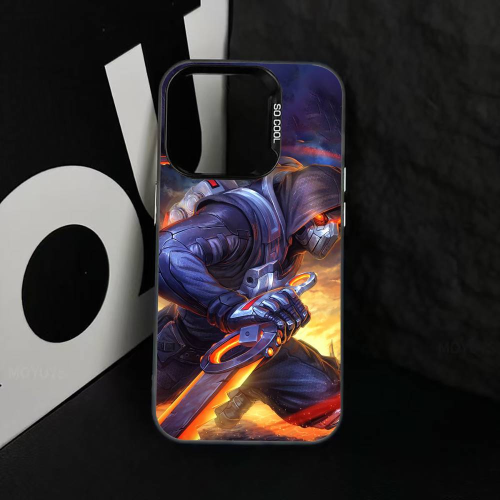 

S-Smite G-Game Phone Case For iPhone 17,16,15,14,13,12,11 Plus,Pro Max,XS,Colorful Silver Phone case Funda Cover iPhone13PROMAX