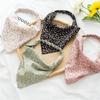 Foulard Floral Coiffure Poignet Bandeau Écharpe Foulard Triangulaire Accessoires Bandeau Cheveux Mode Chapeaux Femmes Cadeaux Créatifs Colo