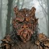 Realistic Tree Mask Halloween Mask, Horror Demon Costume Prop, with Breathable Hollow Design, Unrestricted Vision Stage Dark Style for Cosplay Fantasy